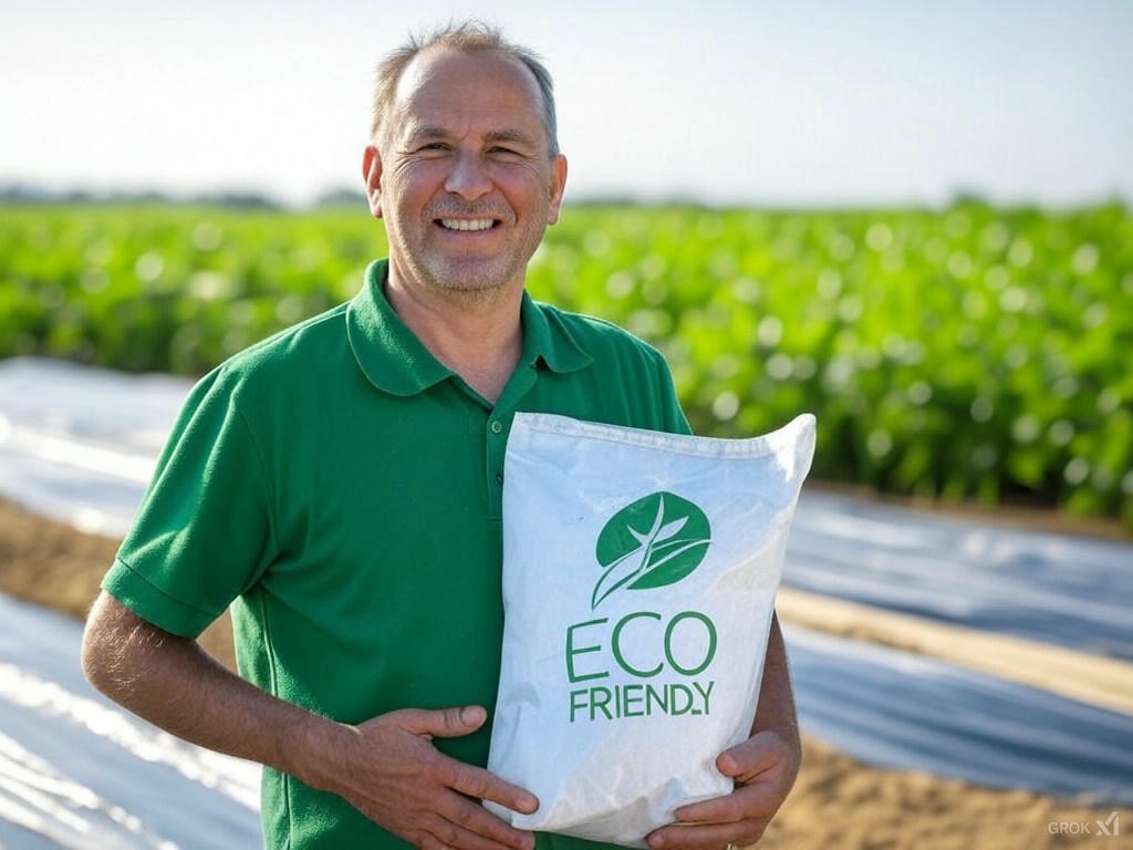 Agribusiness showcasing eco-friendly crop production